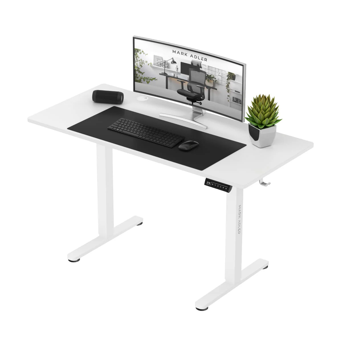 Biurko elektryczne Mark Adler Leader 7.0 White 120 cm - Image 14