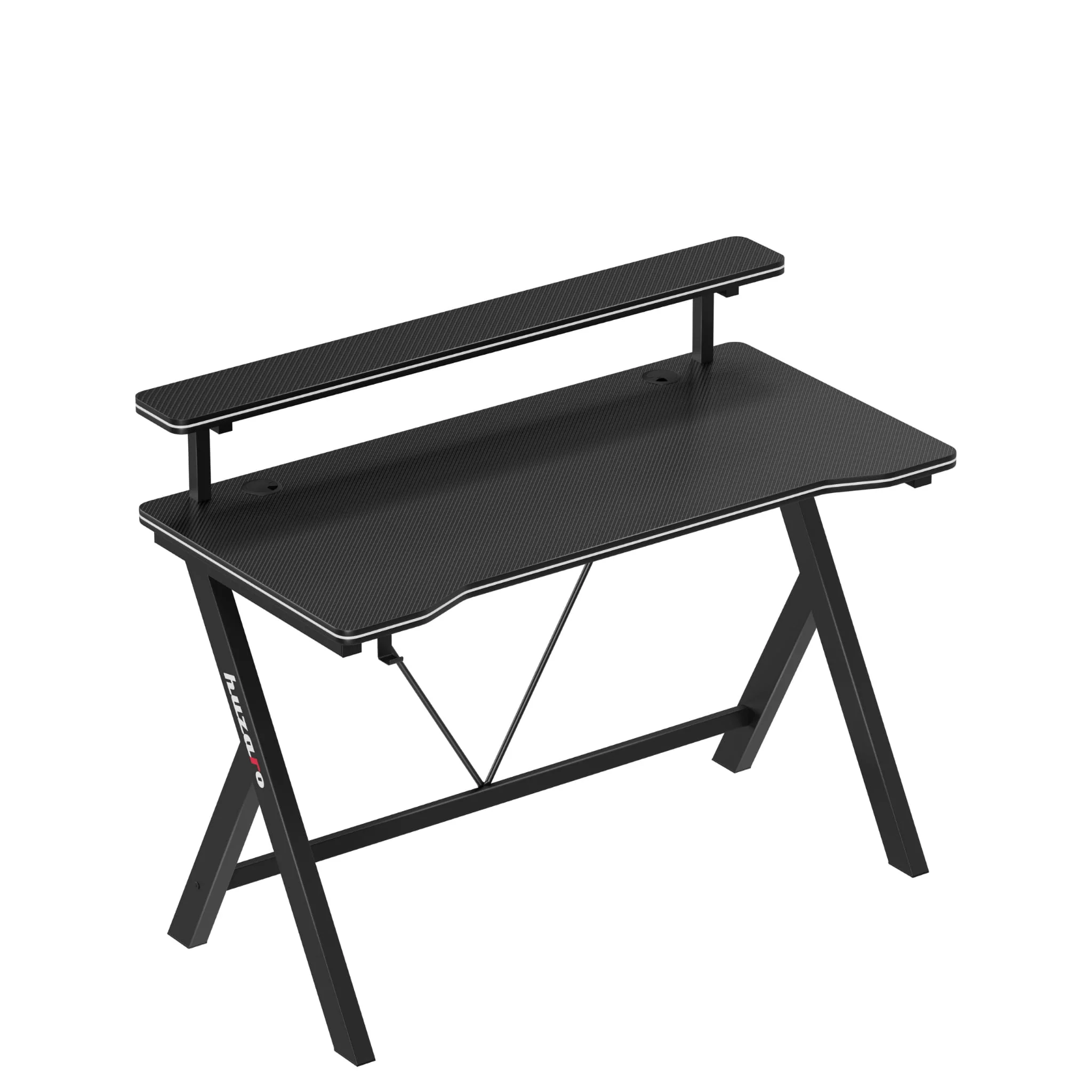 Biurko gamingowe 120 cm Huzaro Hero 1.9 Black - Image 2