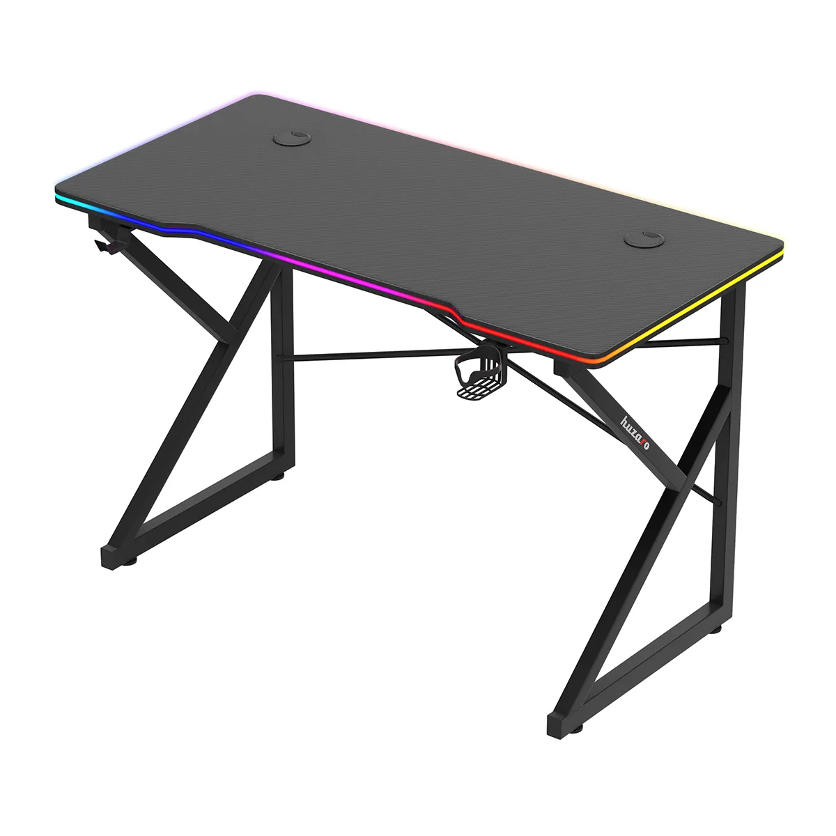 Biurko Gamingowe Huzaro Hero 1.7 RGB Black 120 cm - Image 2