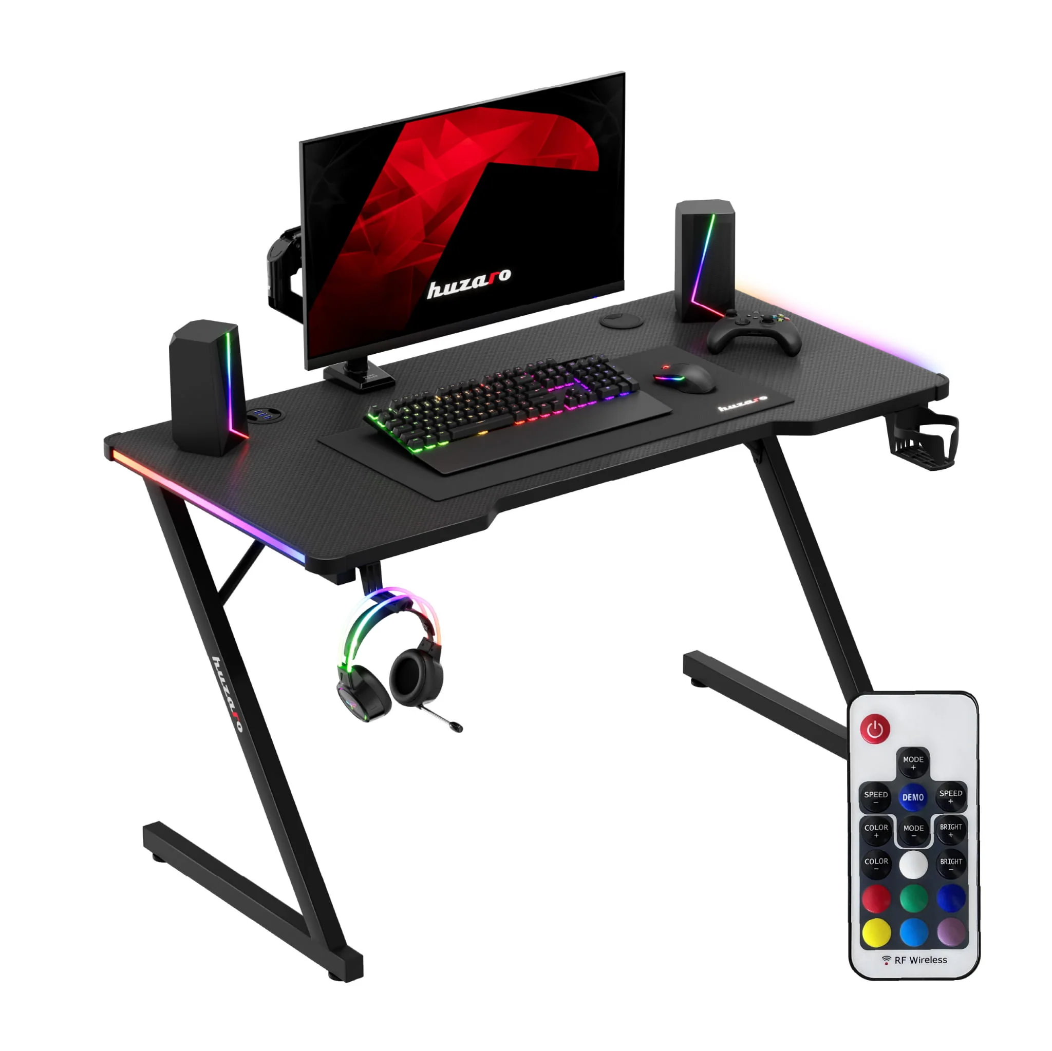 Biurko Gamingowe Huzaro Hero 2.5 RGB LED 120 cm