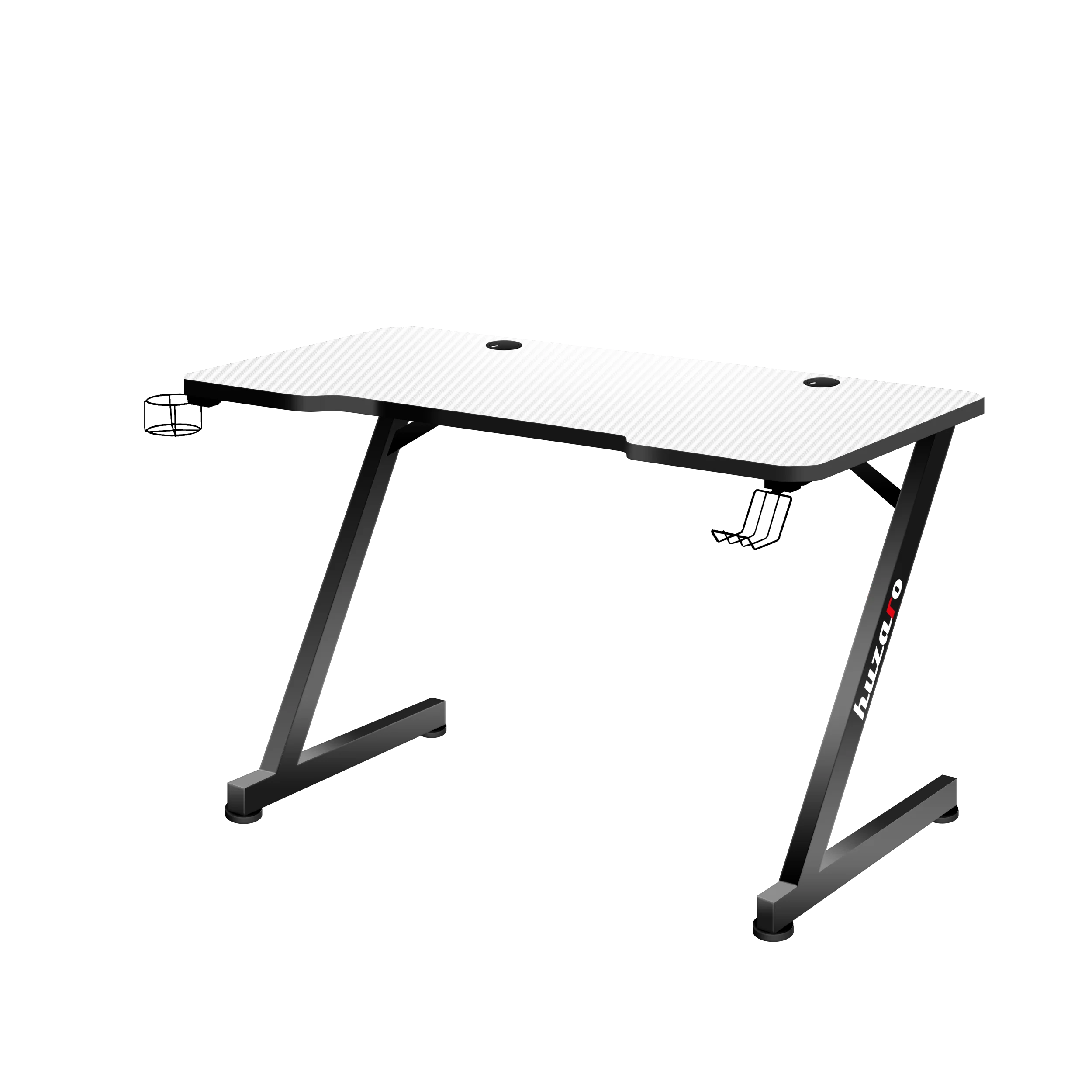 Biurko Gamingowe Huzaro Hero 2.5 White 120 cm OUTLET - Image 17