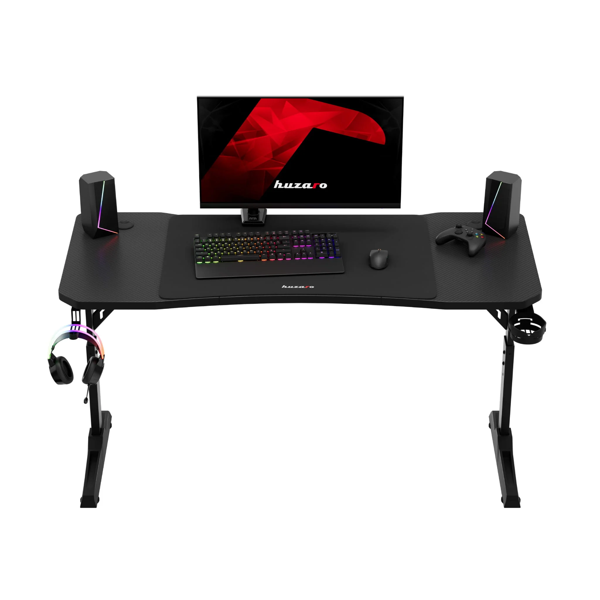 Biurko gamingowe Huzaro Hero 3.6 Black 140 cm - Image 17