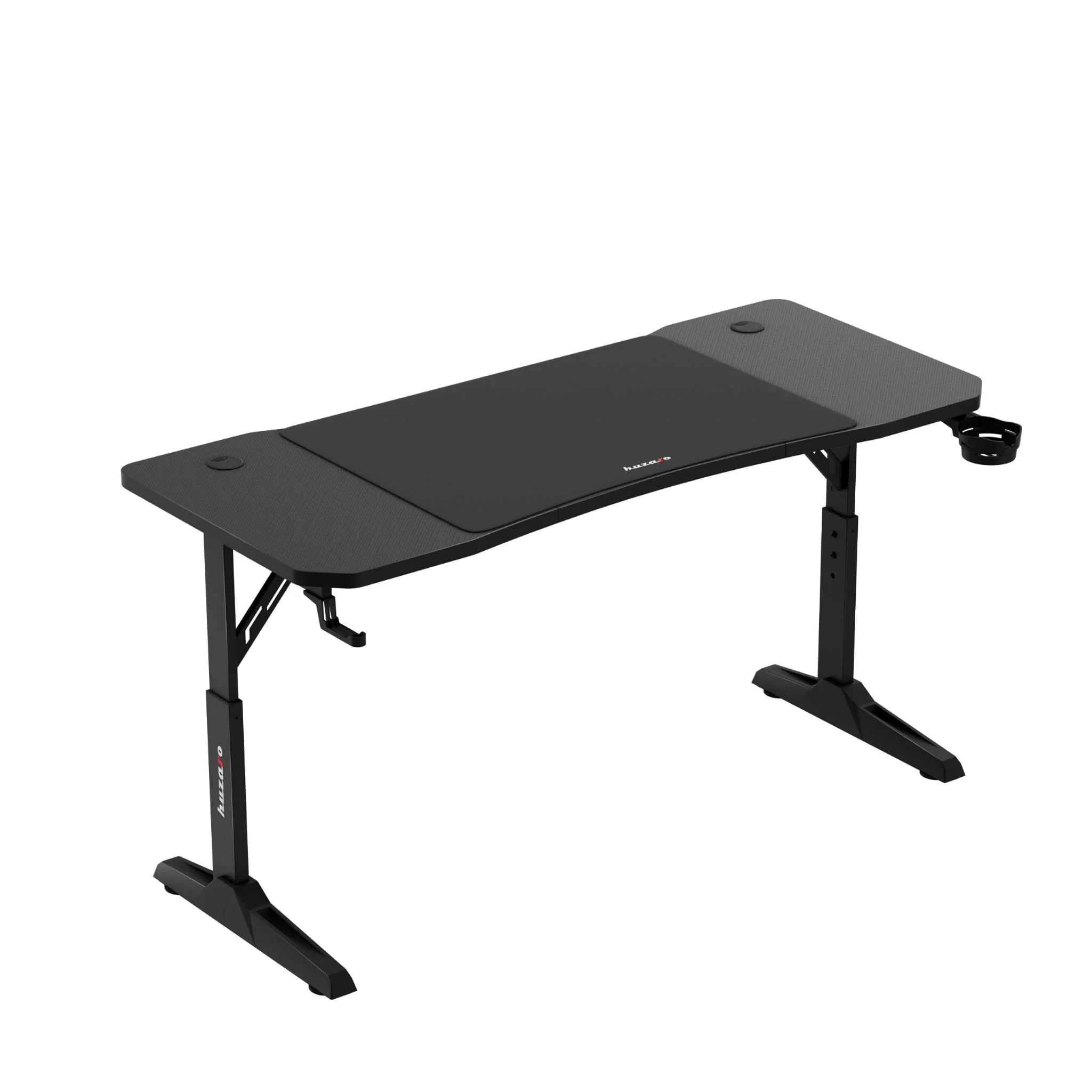 Biurko gamingowe Huzaro Hero 3.6 Black 140 cm - Image 2