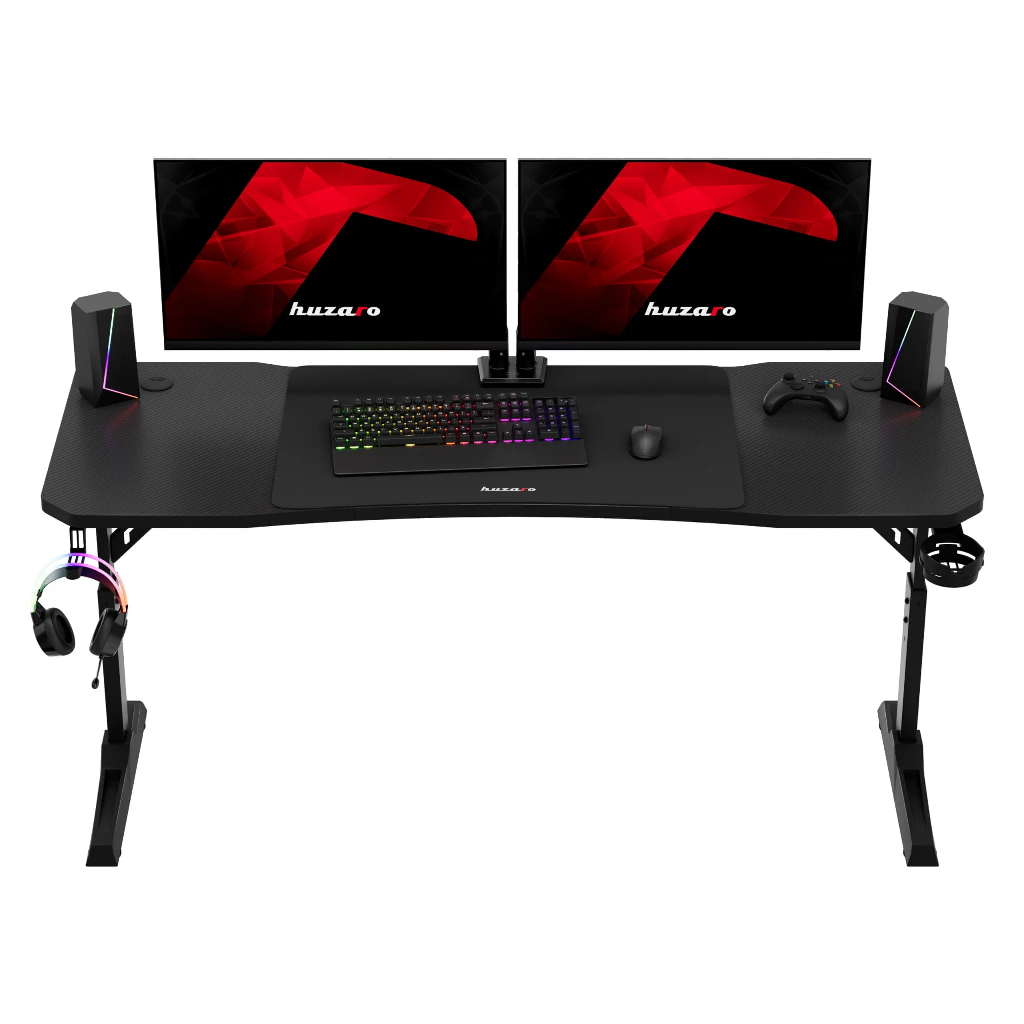 Biurko gamingowe Huzaro Hero 4.6 Black 160 cm OUTLET - Image 16
