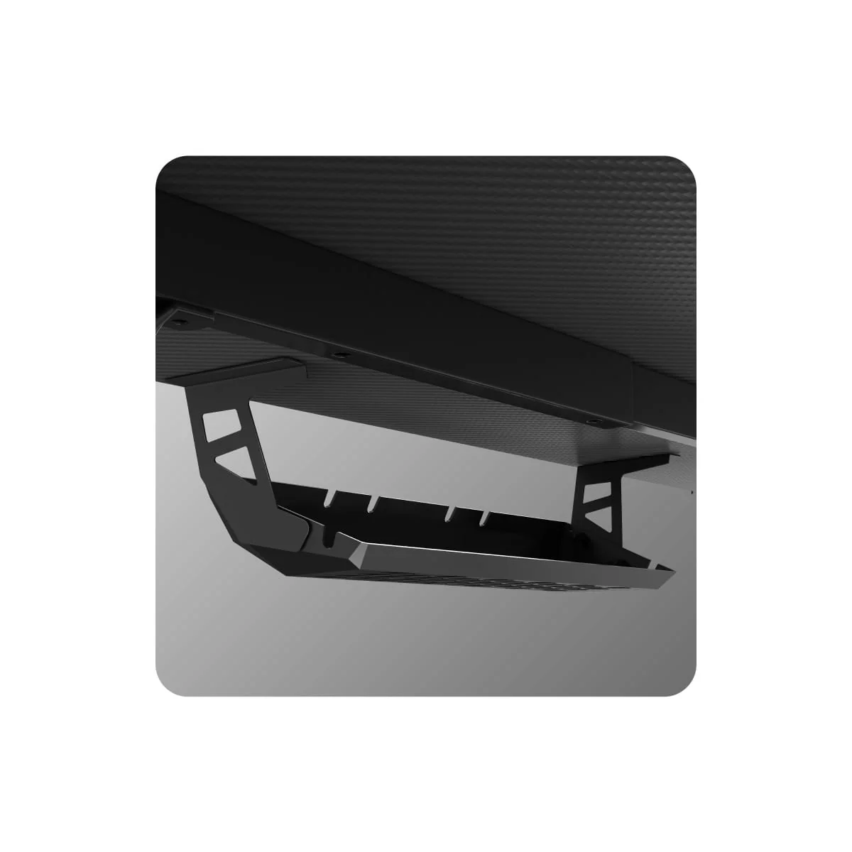 Biurko gamingowe Huzaro Hero 4.8 Black 160 cm - Image 4