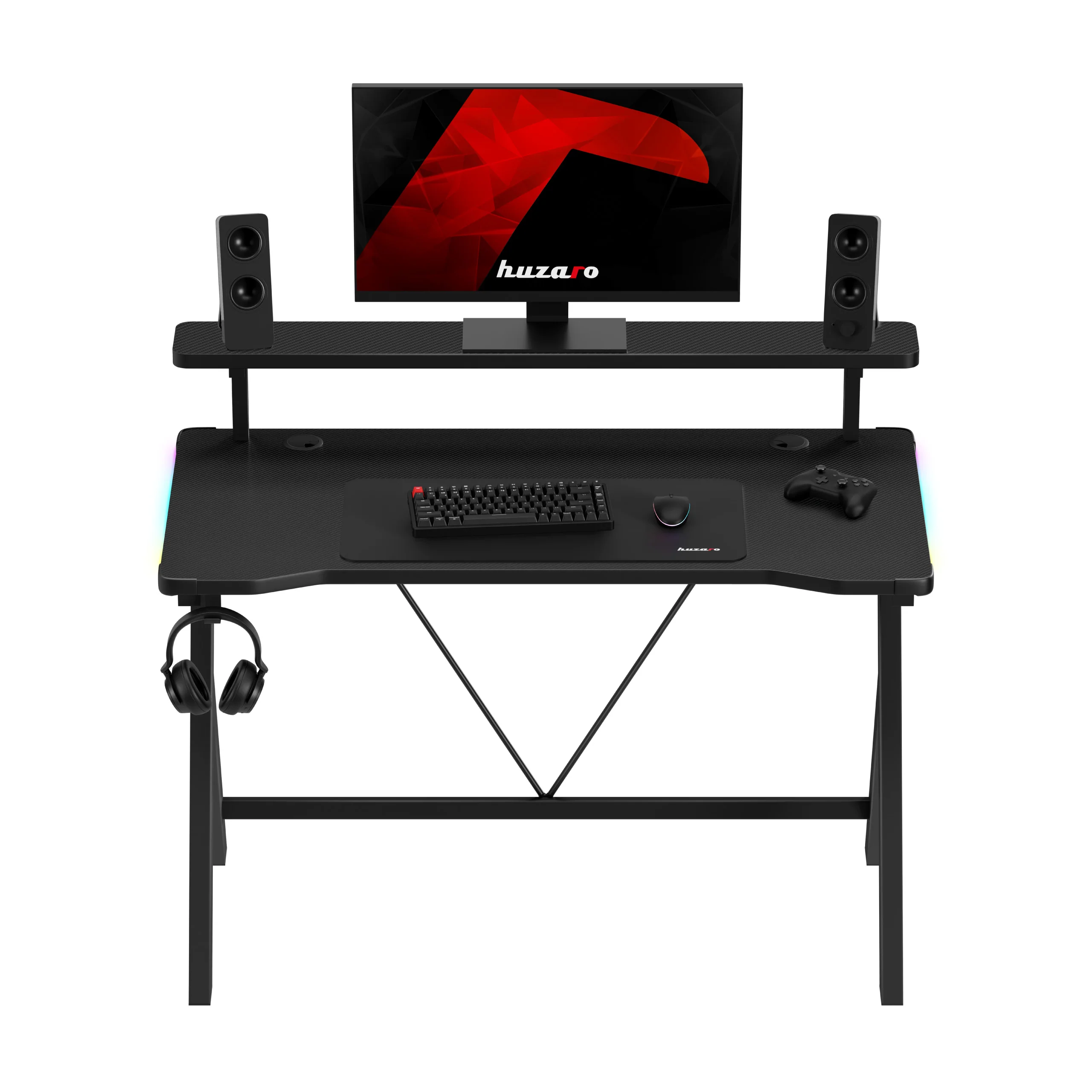 Biurko gamingowe LED Huzaro Hero 1.9 RGB  120 cm - Image 20