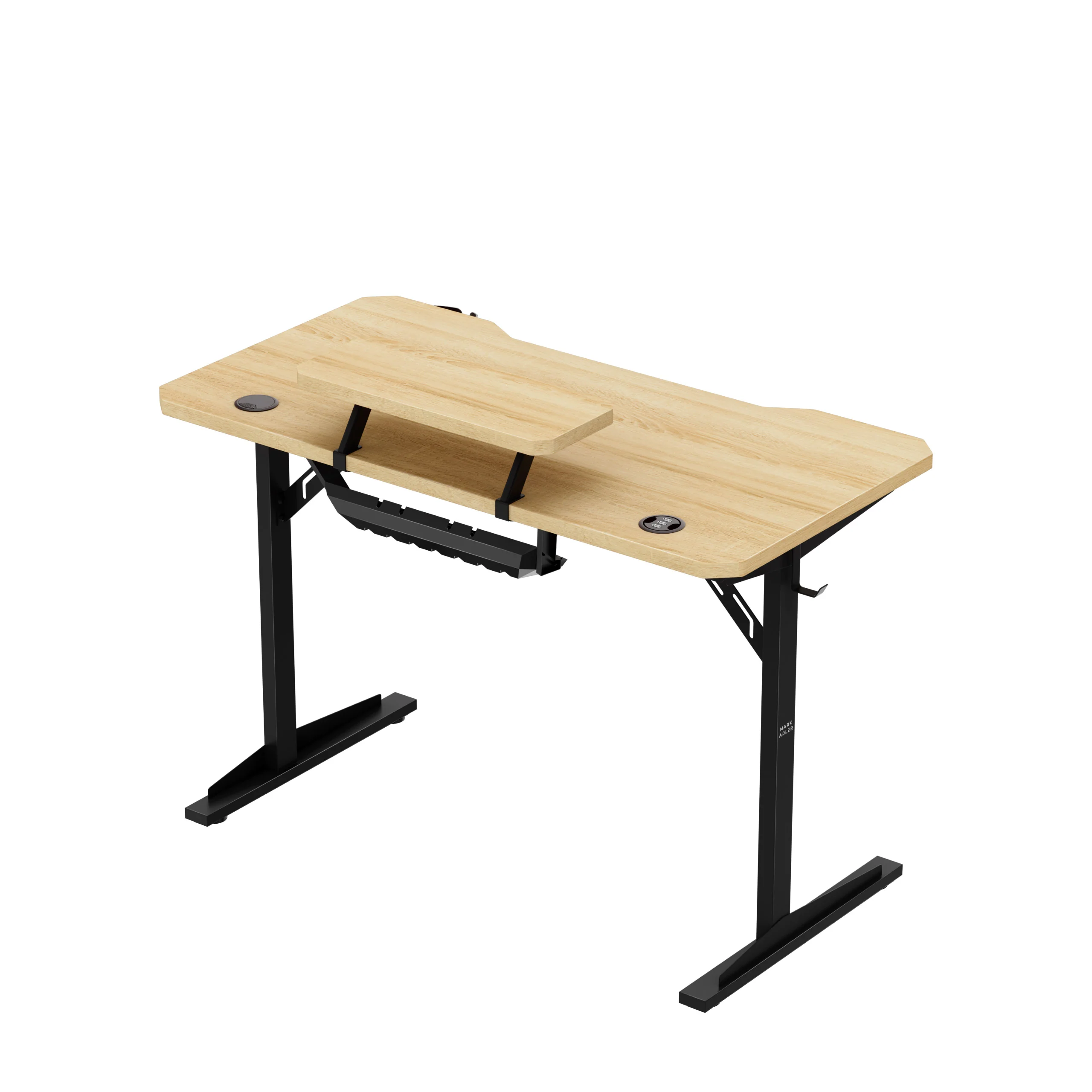 Biurko komputerowe z półką Mark Adler Leader 5.1 Oak 115 cm - Image 9