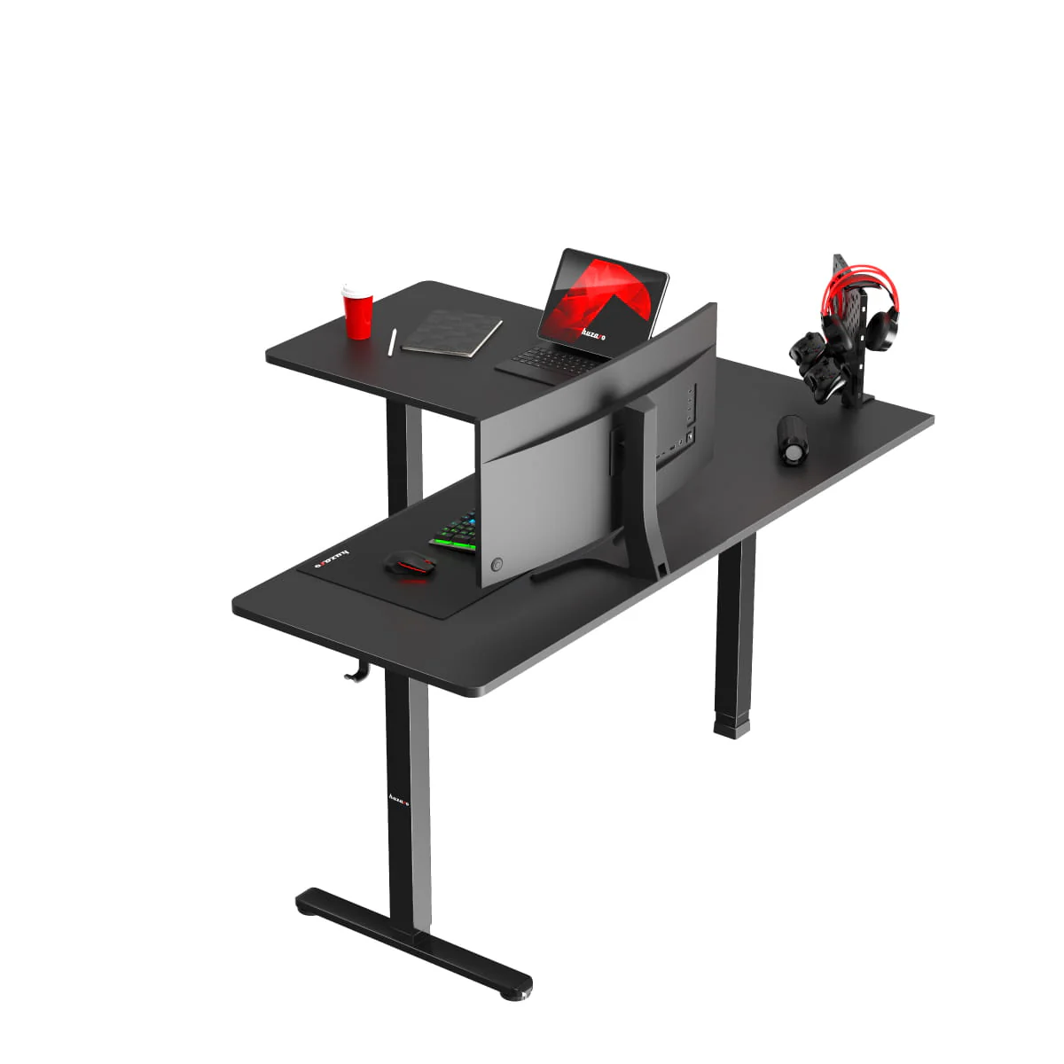 Biurko Narożne Elektryczne Huzaro Hero 9.5 160 cm OUTLET - Image 3