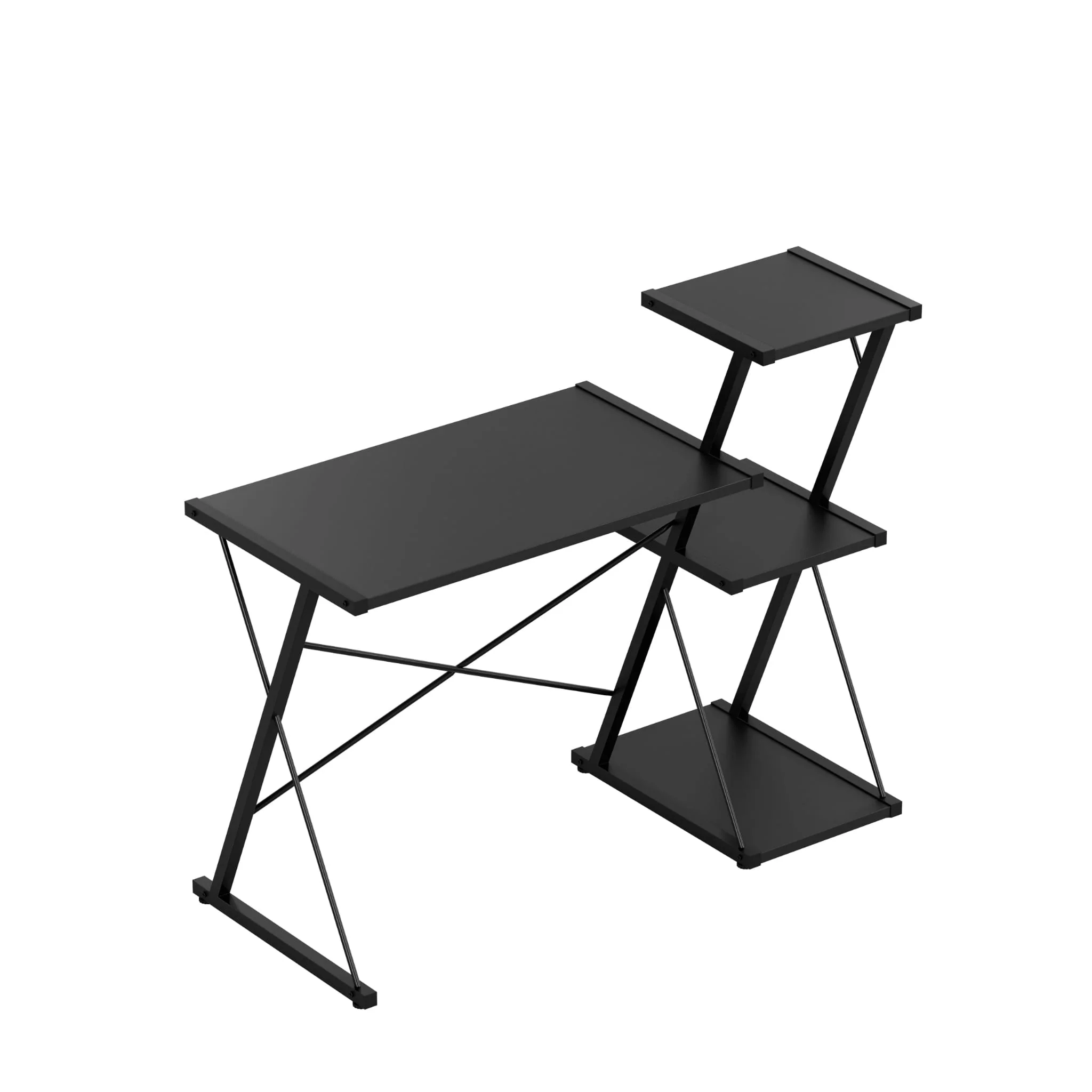 Biurko z półkami Mark Adler Leader 3.5 Black 116 cm - Image 2