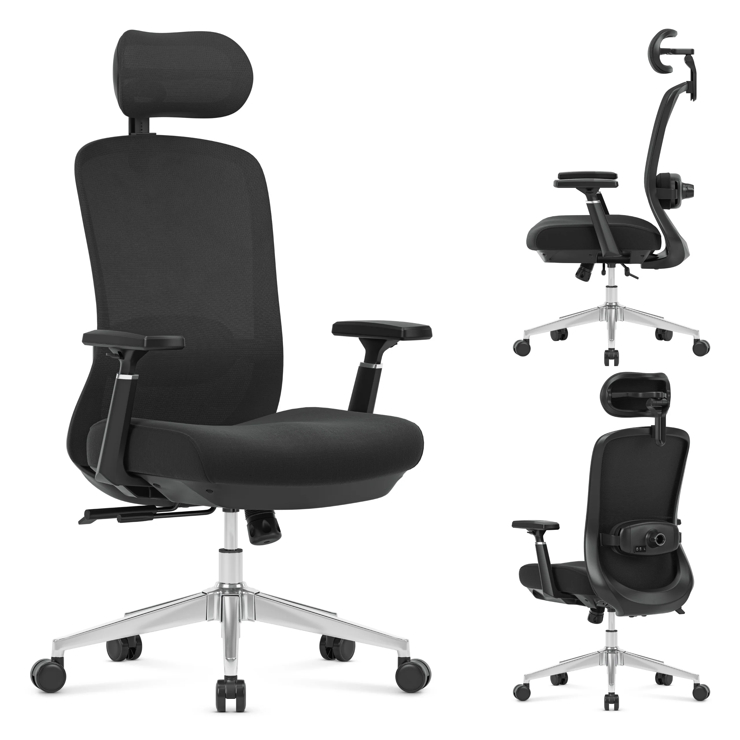 Fotel biurowy z masażem Mark Adler Leadpro 6.0 Black - Image 13
