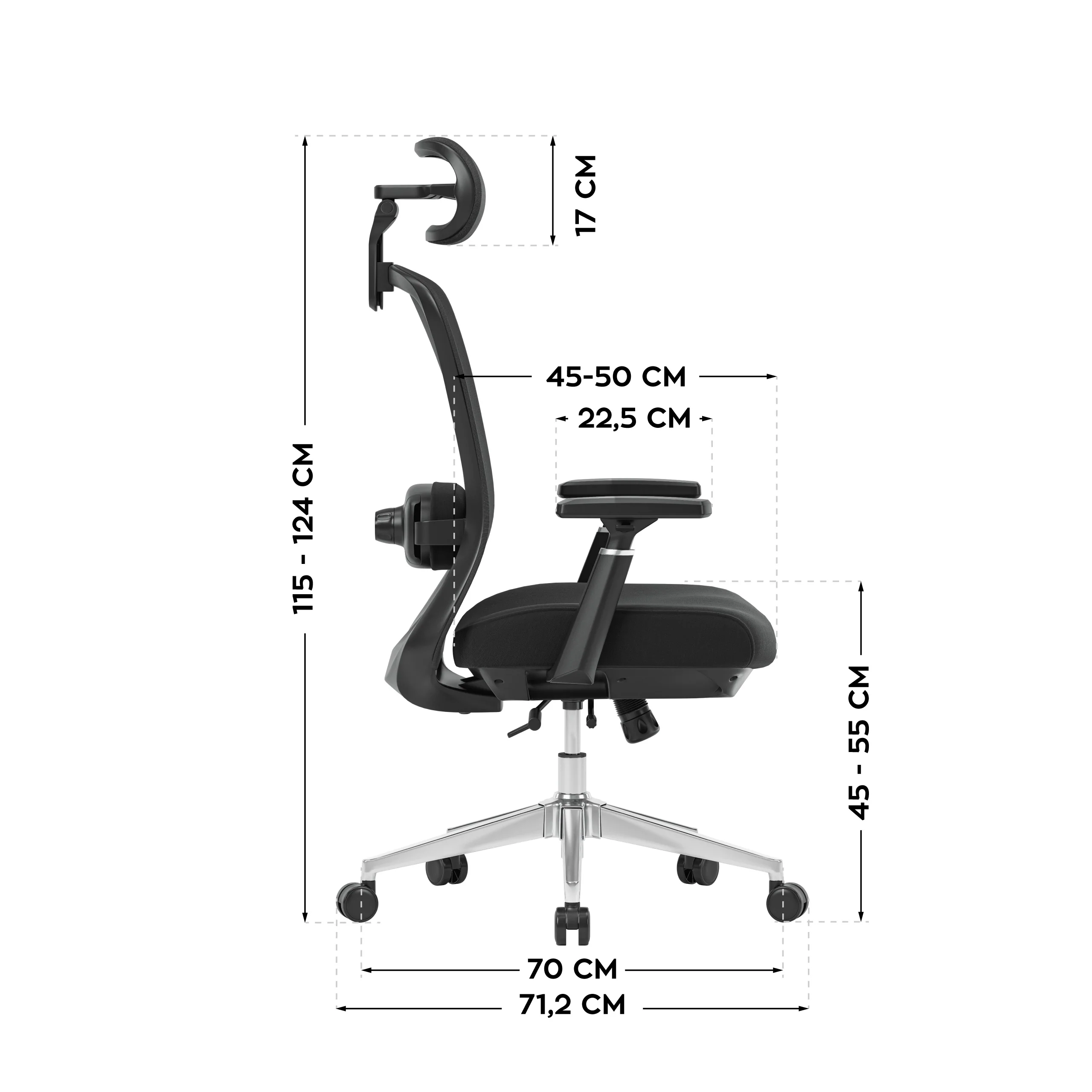 Fotel biurowy z masażem Mark Adler Leadpro 6.0 Black - Image 17
