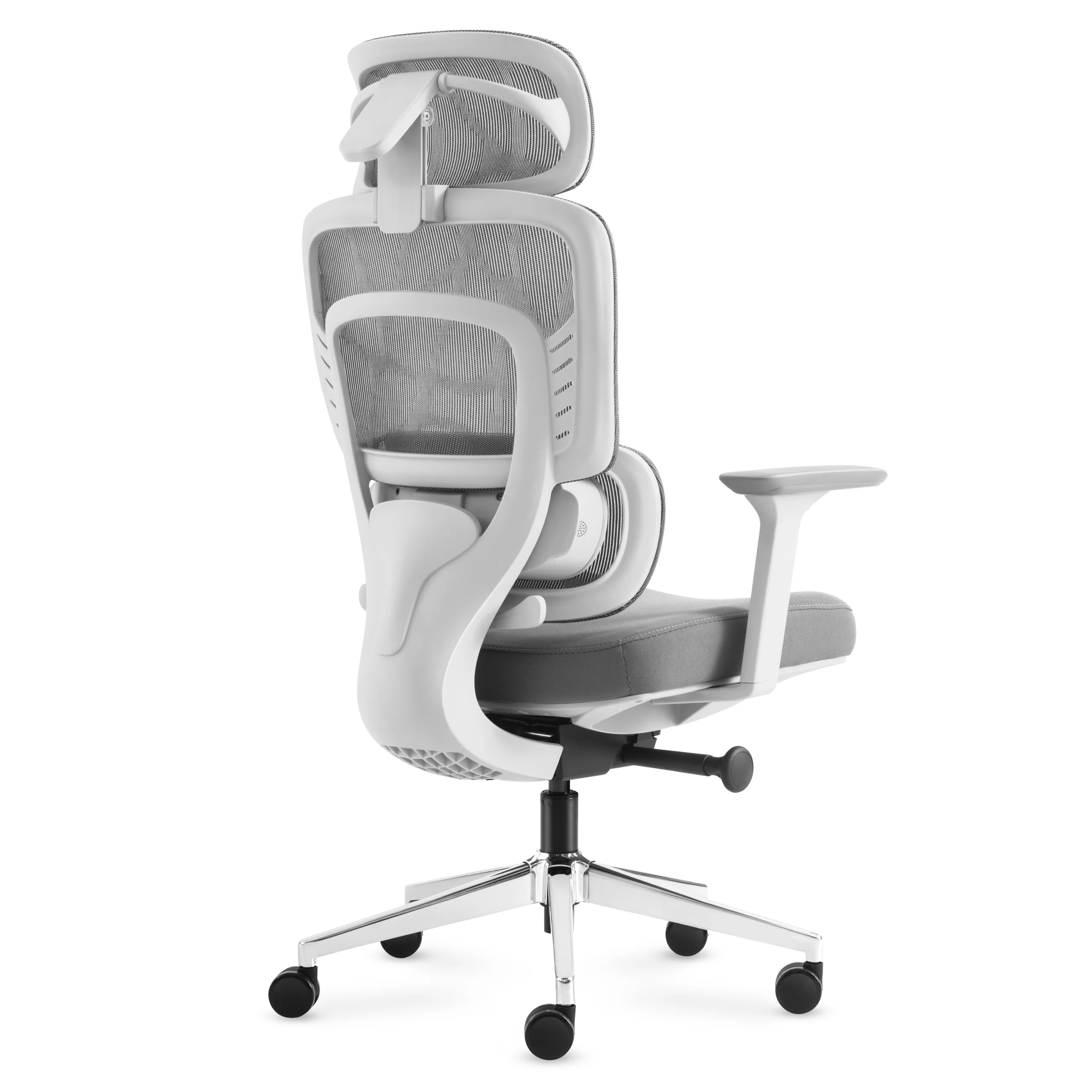 Fotel biurowy z masażem Mark Adler Visioner 6.1 Grey OUTLET - Image 4