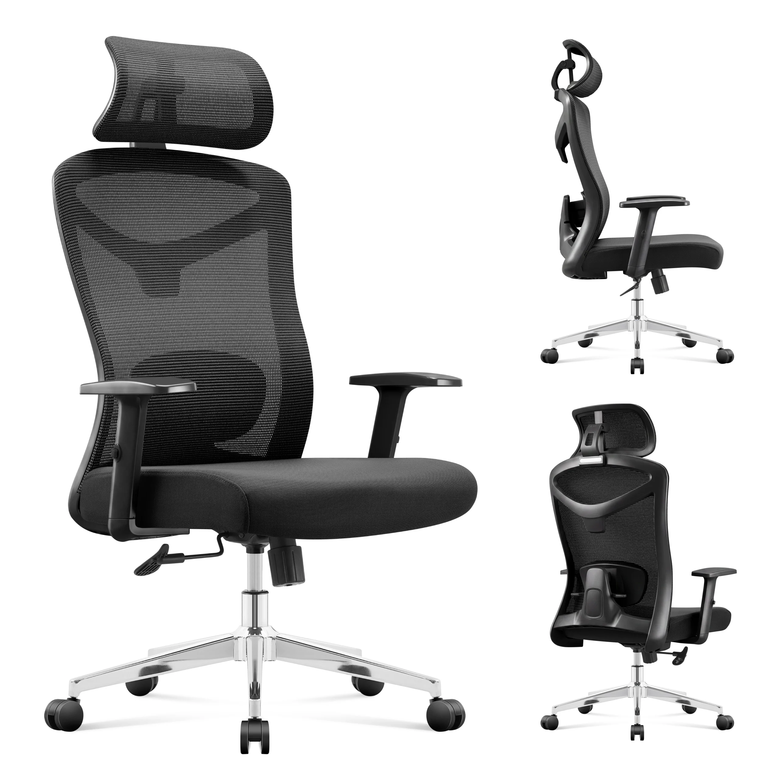 Fotel ergonomiczny biurowy Mark Adler Manager 2.6 Black - Image 14