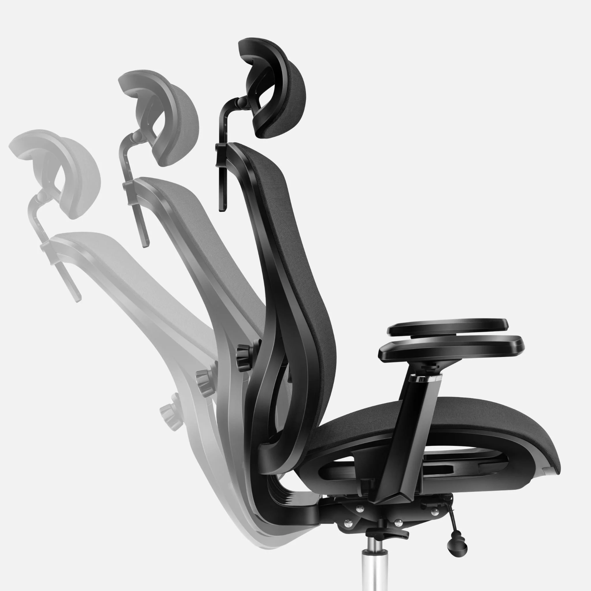 Fotel ergonomiczny Mark Adler Expert 5.3 Black Mesh OUTLET - Image 3