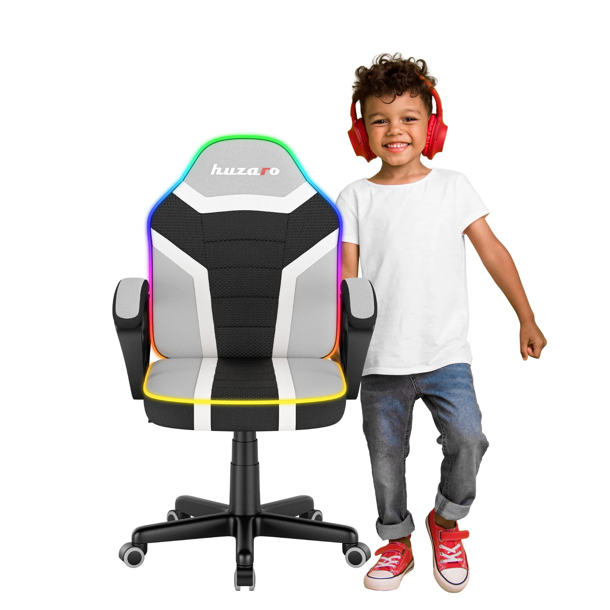 Fotel gamingowy dla dziecka Huzaro Ranger 1.0 RGB - Image 9