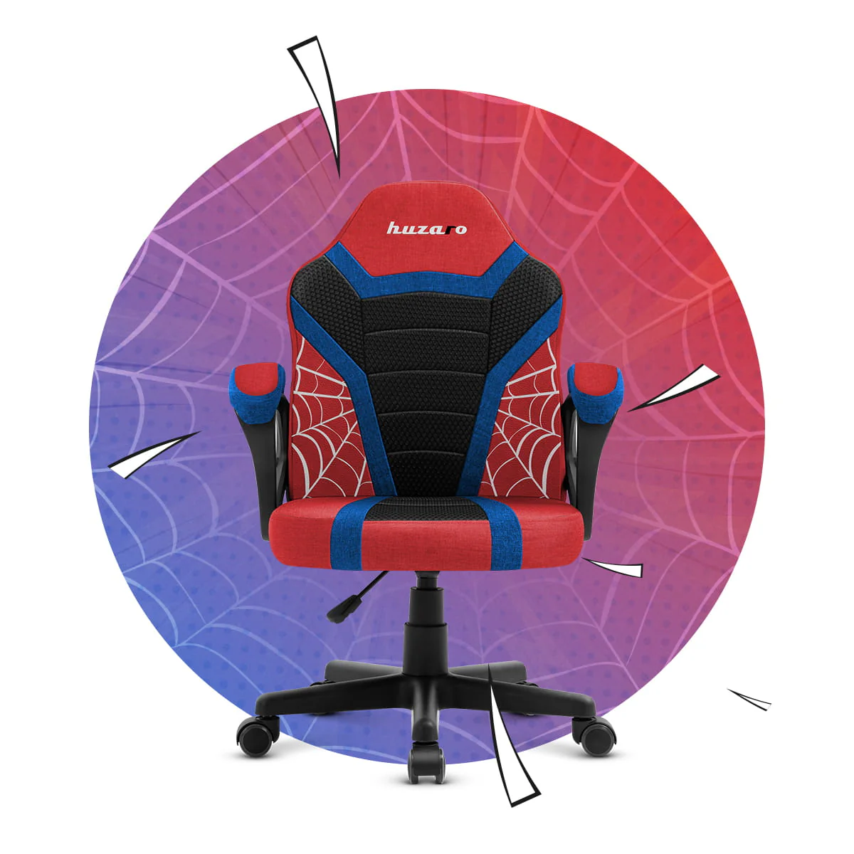 Fotel Gamingowy dla dziecka Huzaro Ranger 1.0 Spider Mesh - Image 18