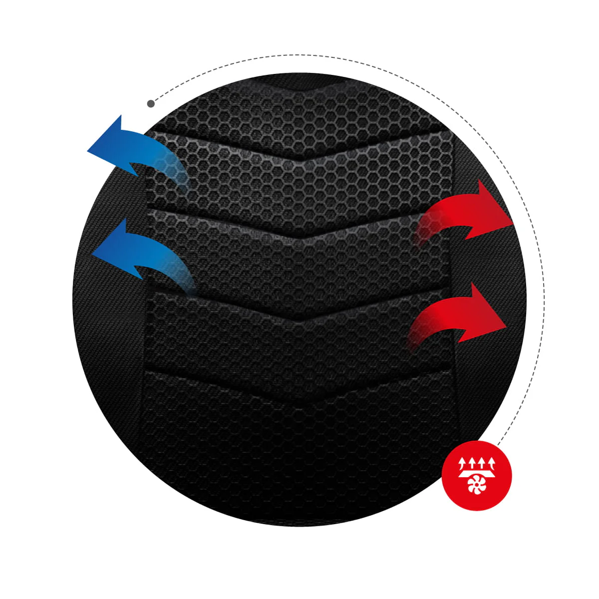 Fotel Gamingowy HUZARO FORCE 2.5 Blue Mesh OUTLET - Image 15