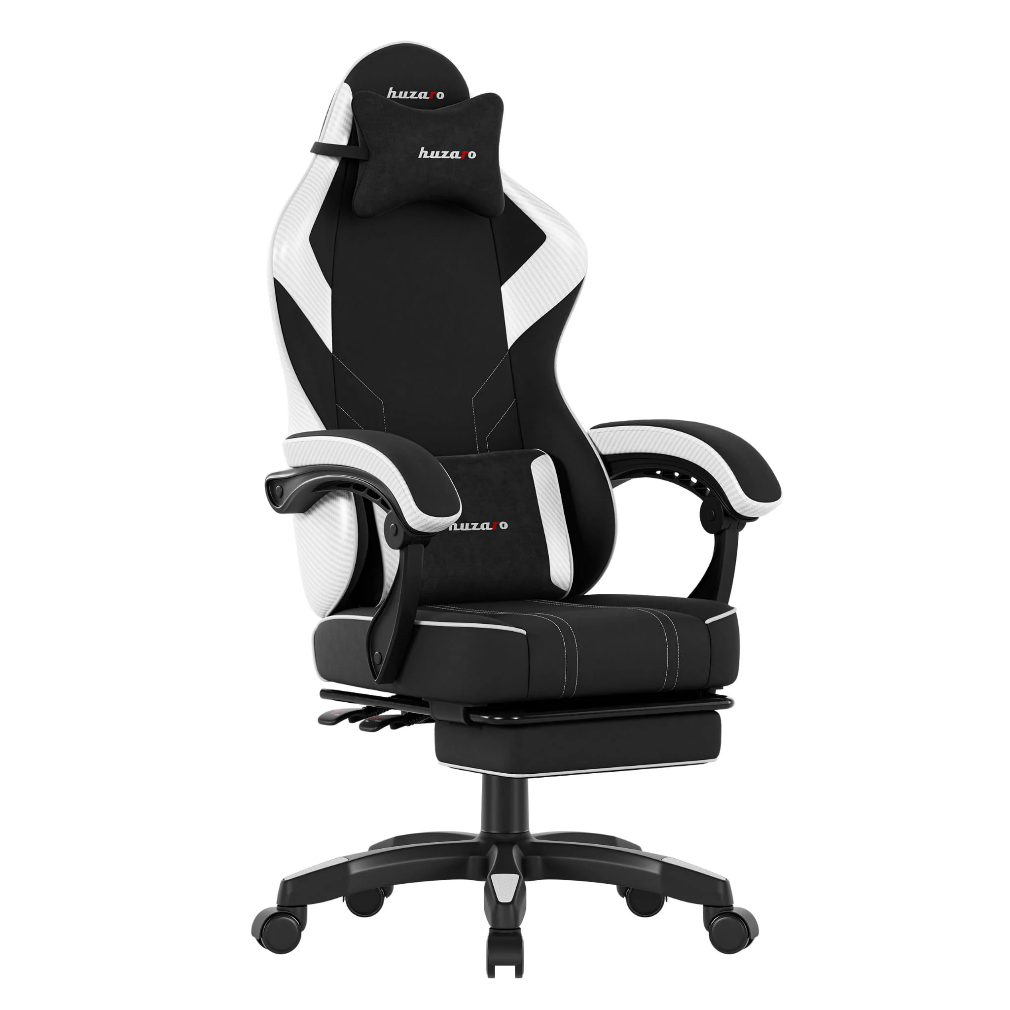 Fotel gamingowy Huzaro Force 3.7 White Carbon