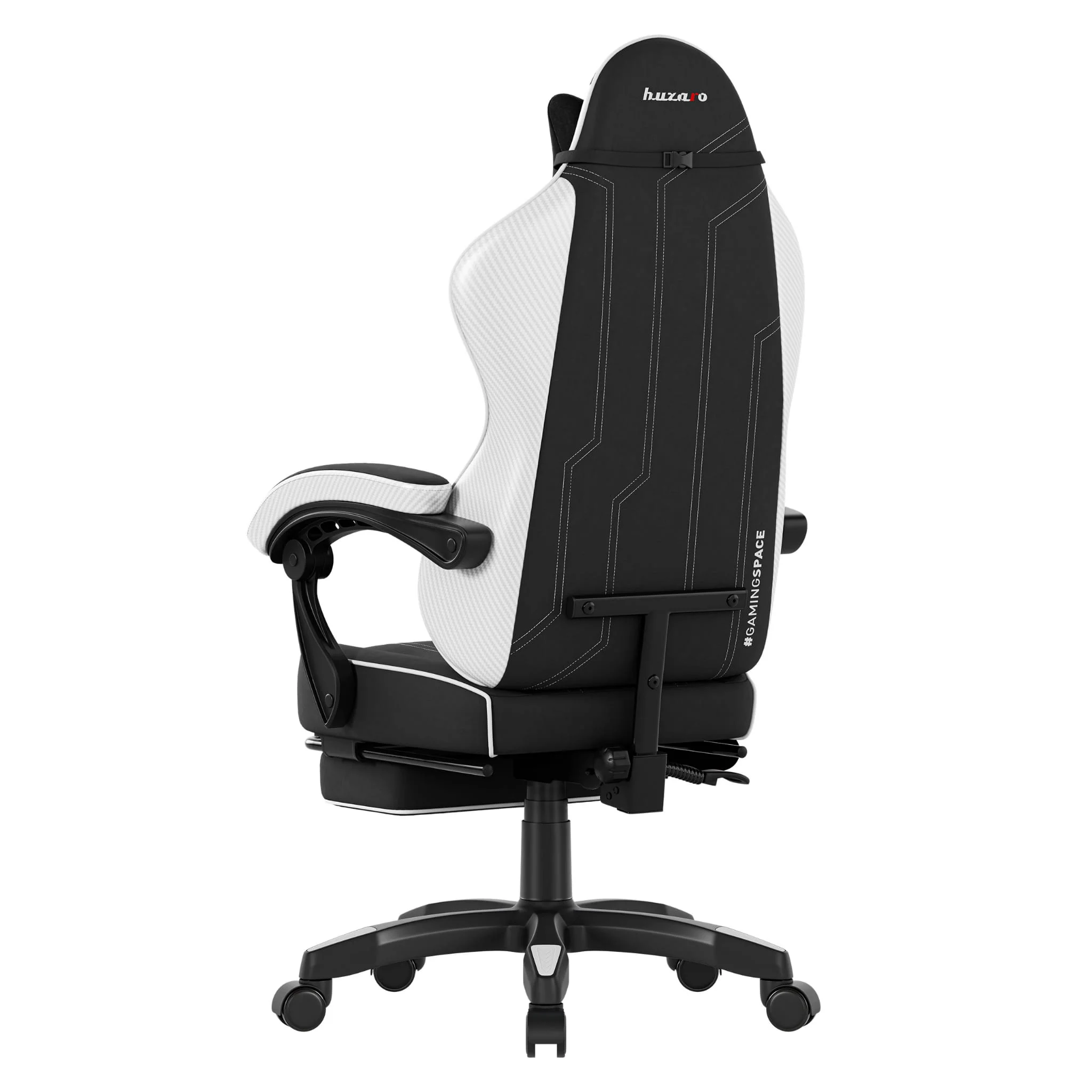 Fotel gamingowy Huzaro Force 3.7 White Carbon OUTLET - Image 6