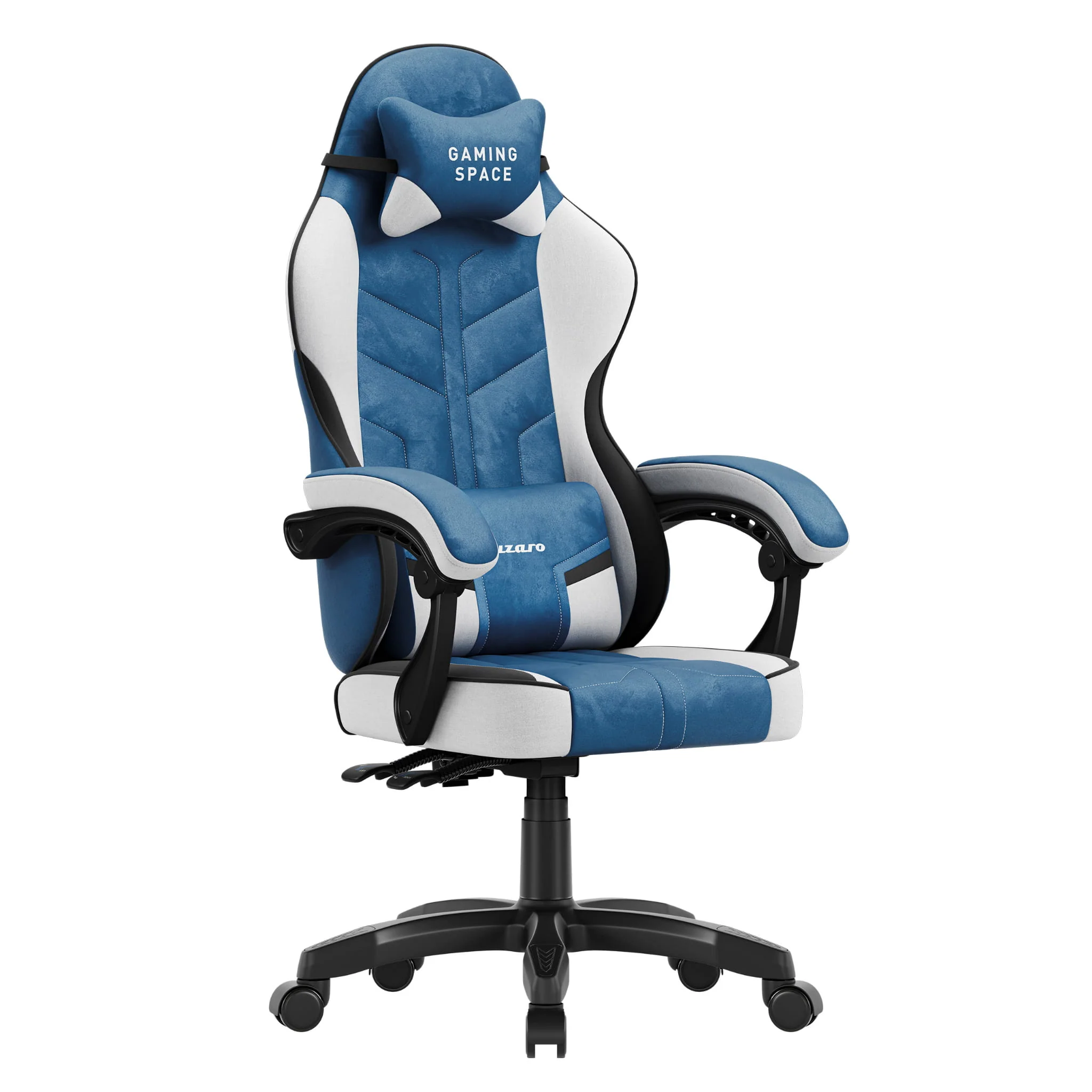 Fotel gamingowy welurowy Huzaro Force 2.7 Blue