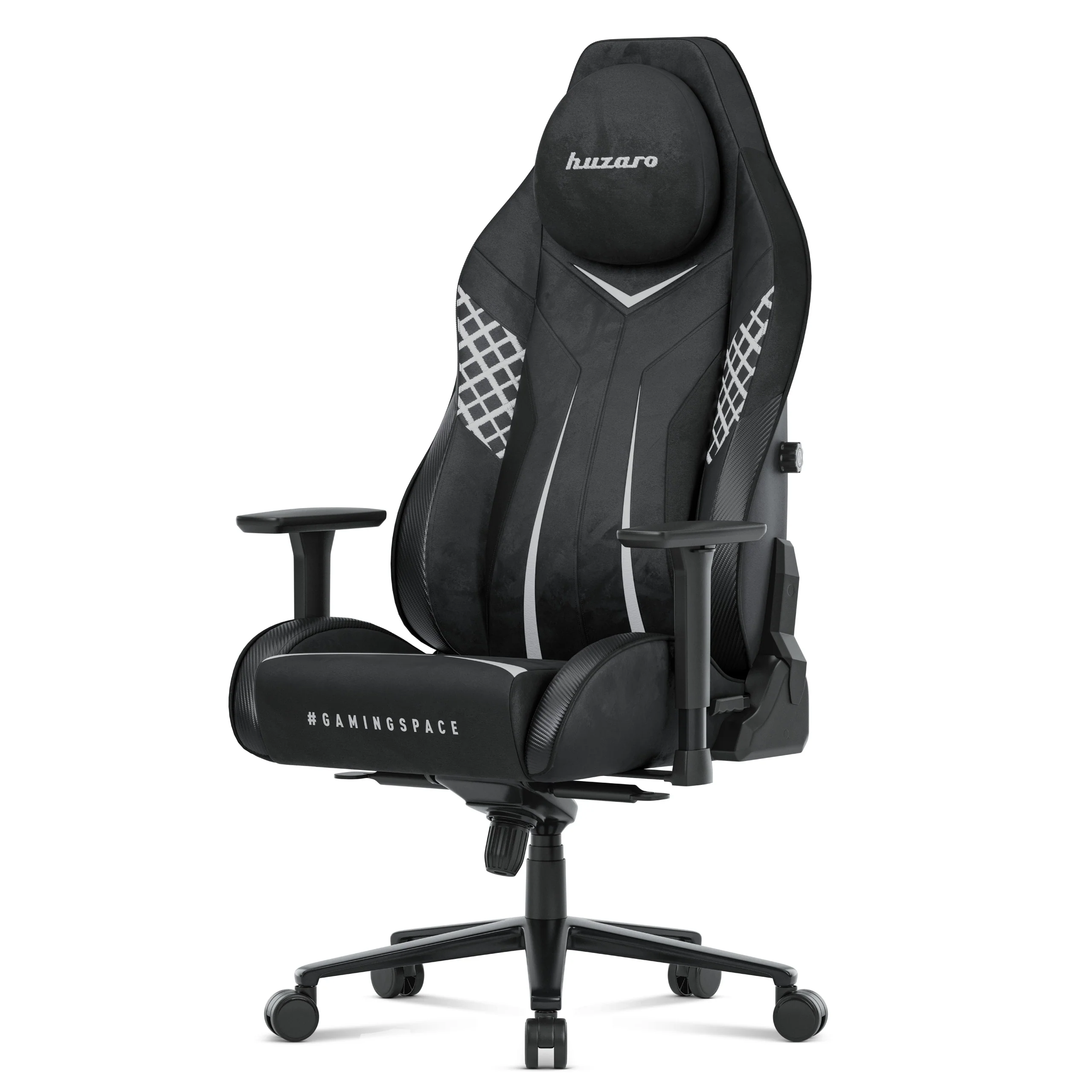 Fotel gamingowy zamszowy Huzaro Force 8.3 Carbon Black - Image 11