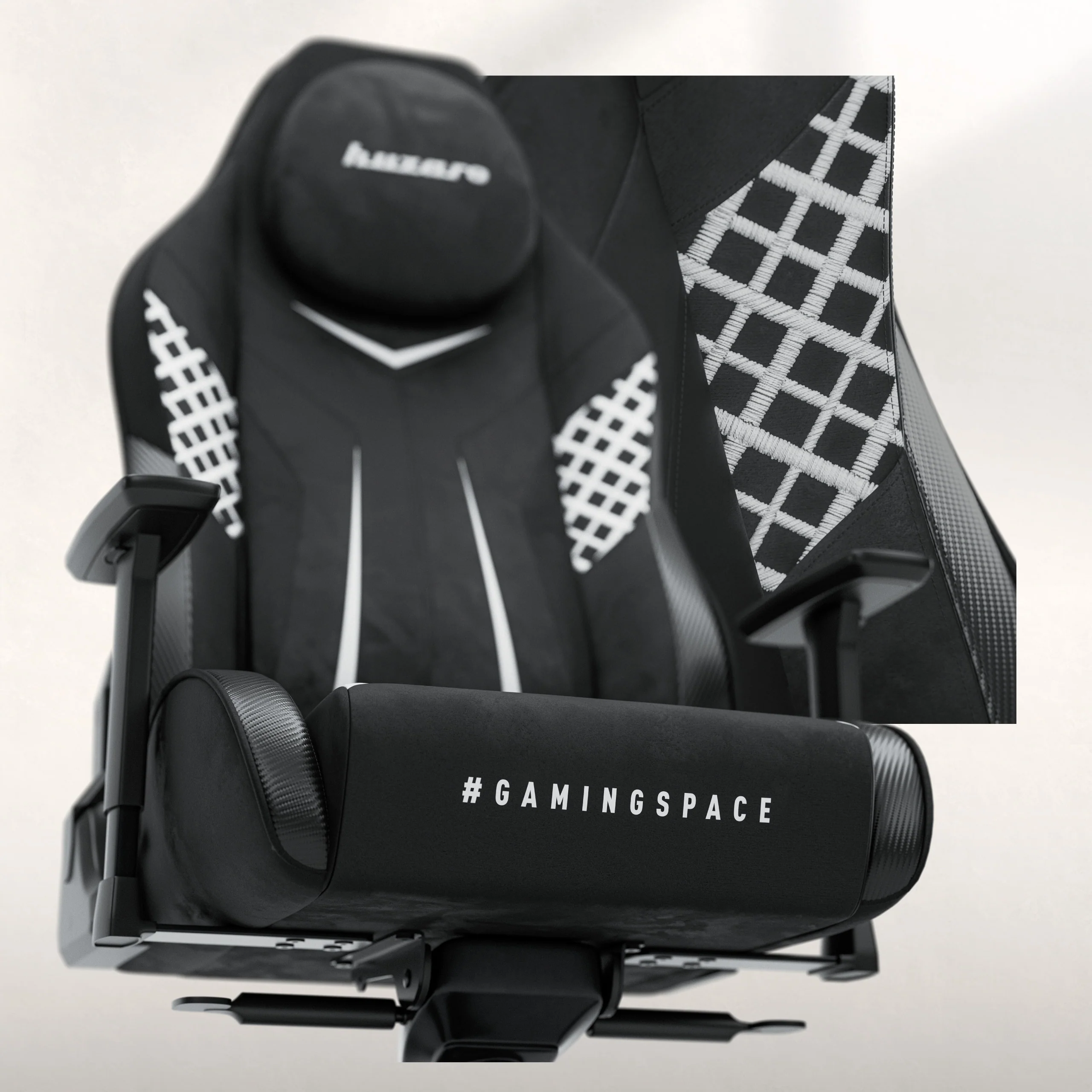 Fotel gamingowy zamszowy Huzaro Force 8.3 Carbon Black - Image 7