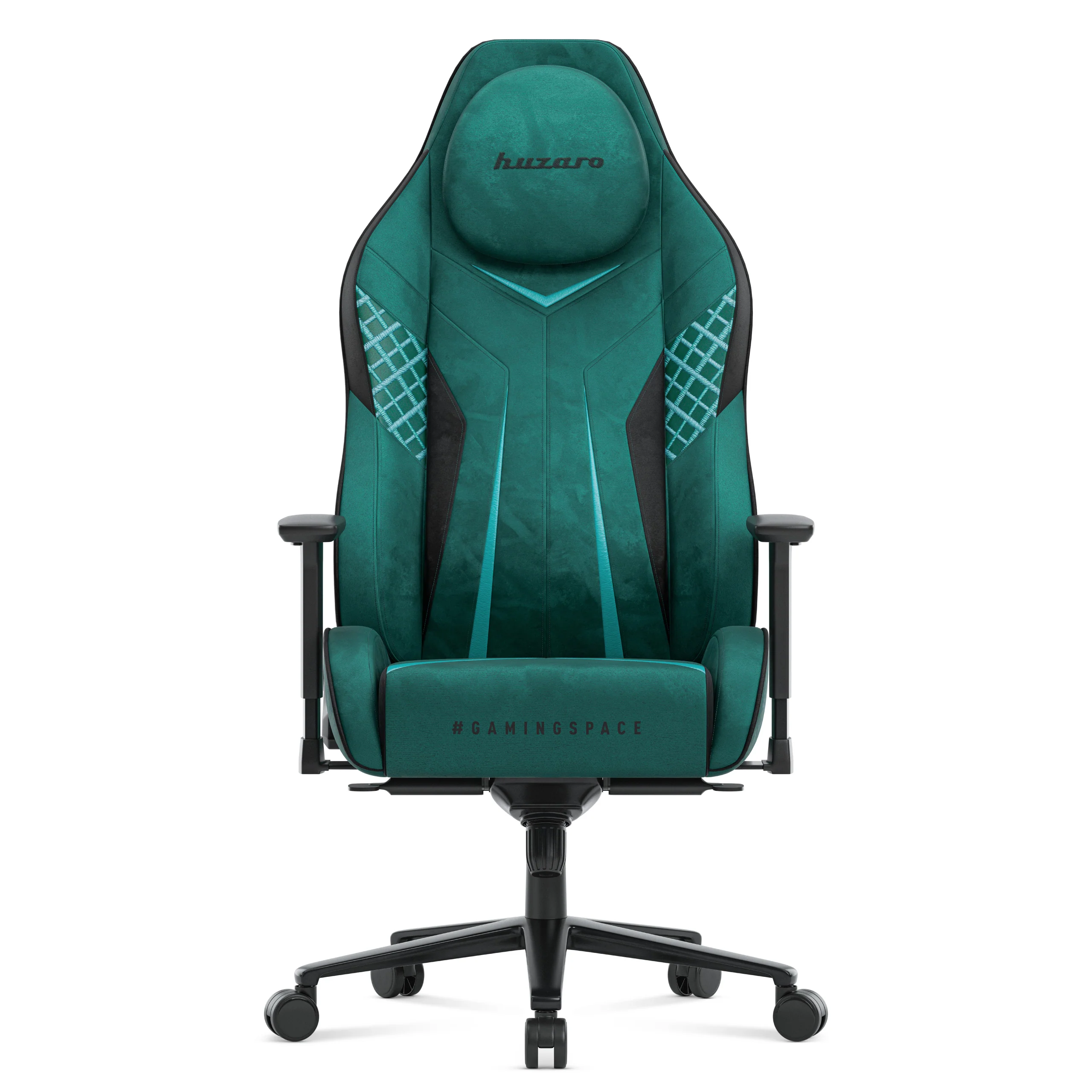 Fotel gamingowy zamszowy Huzaro Force 8.3 Green - Image 13