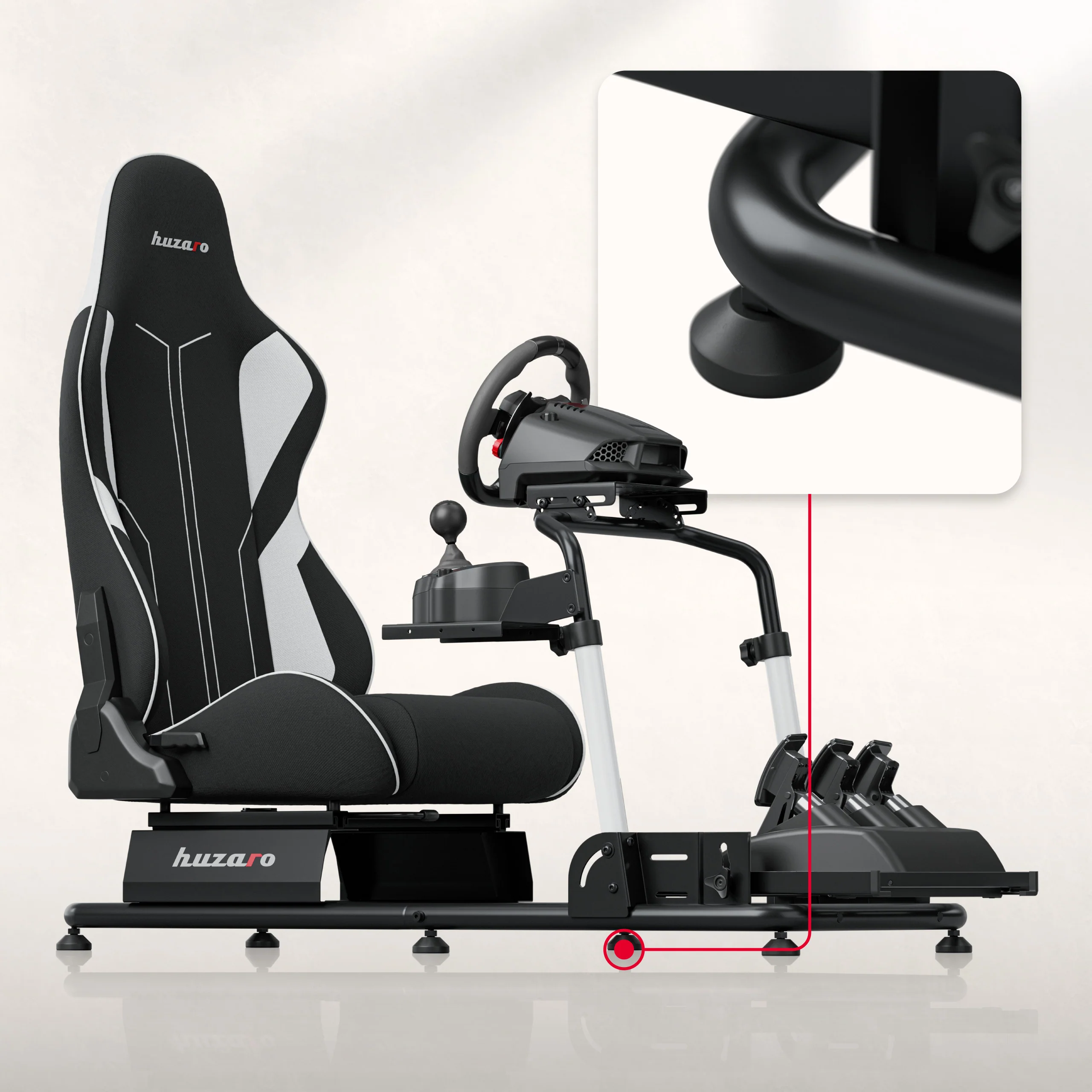 Kokpit wyścigowy Huzaro Speed 5.5 sim racing - Image 4