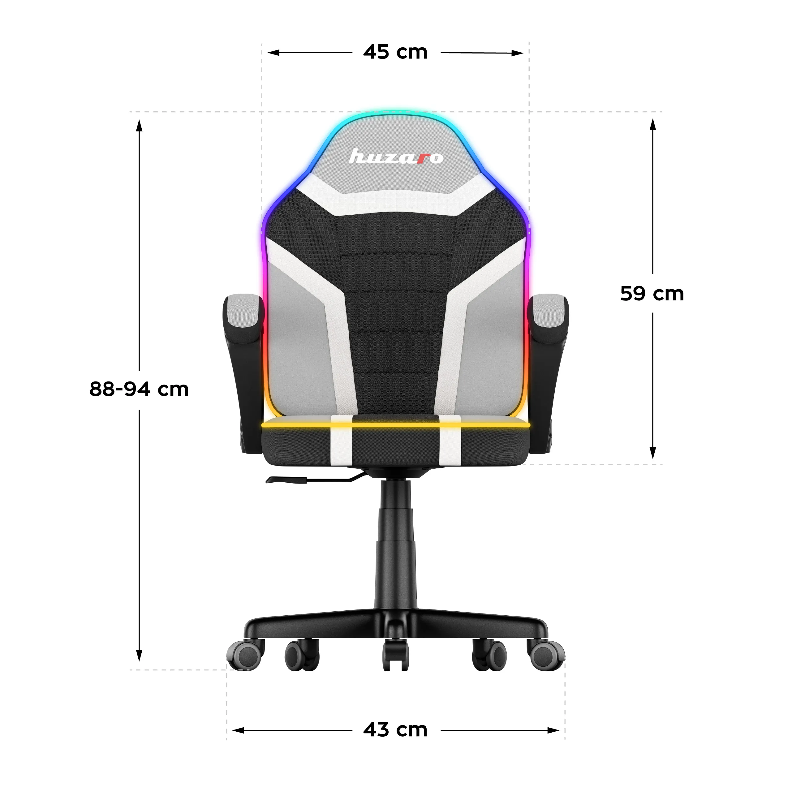 OUTLET Fotel gamingowy dla dziecka Huzaro Ranger 1.0 RGB - Image 18