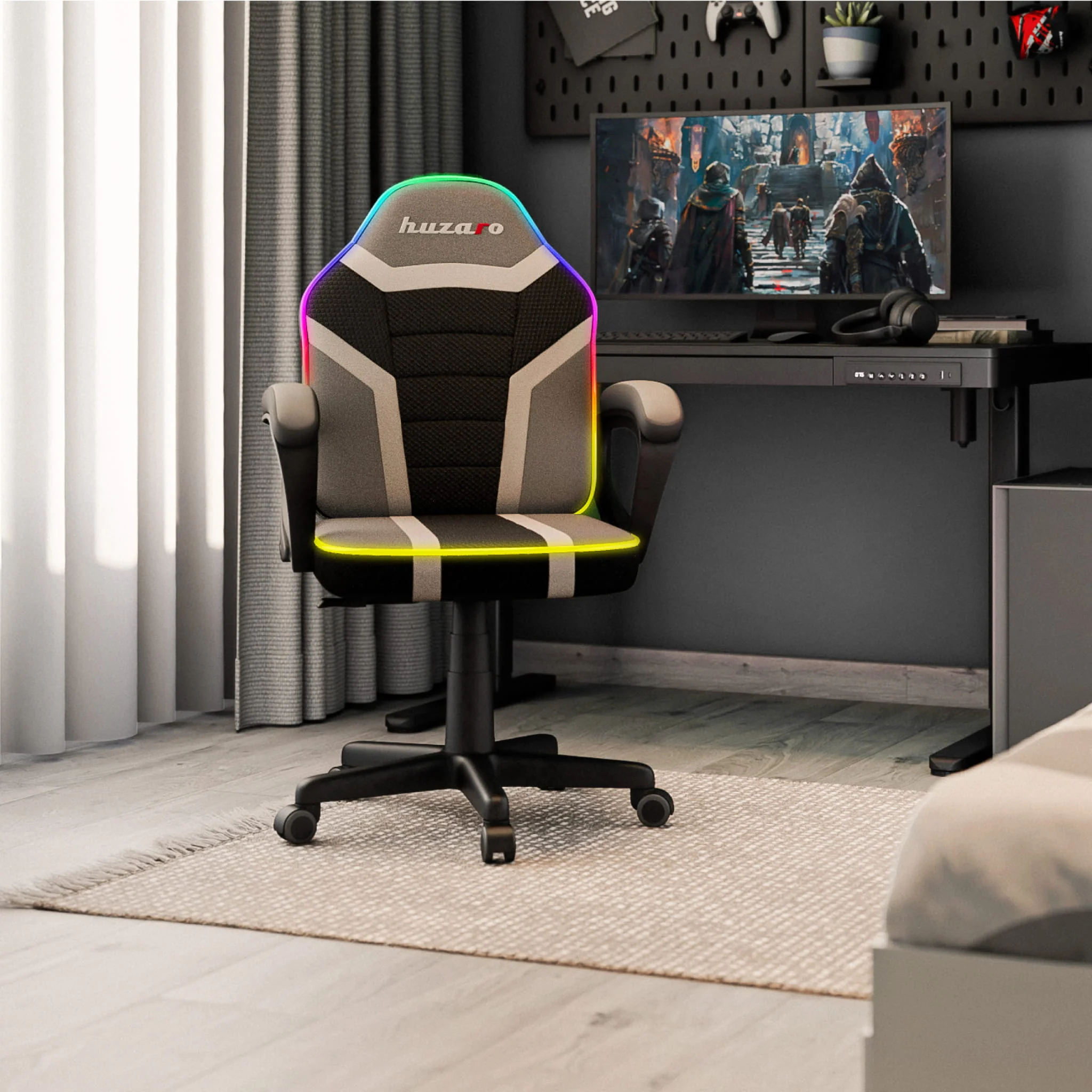 OUTLET Fotel gamingowy dla dziecka Huzaro Ranger 1.0 RGB - Image 7