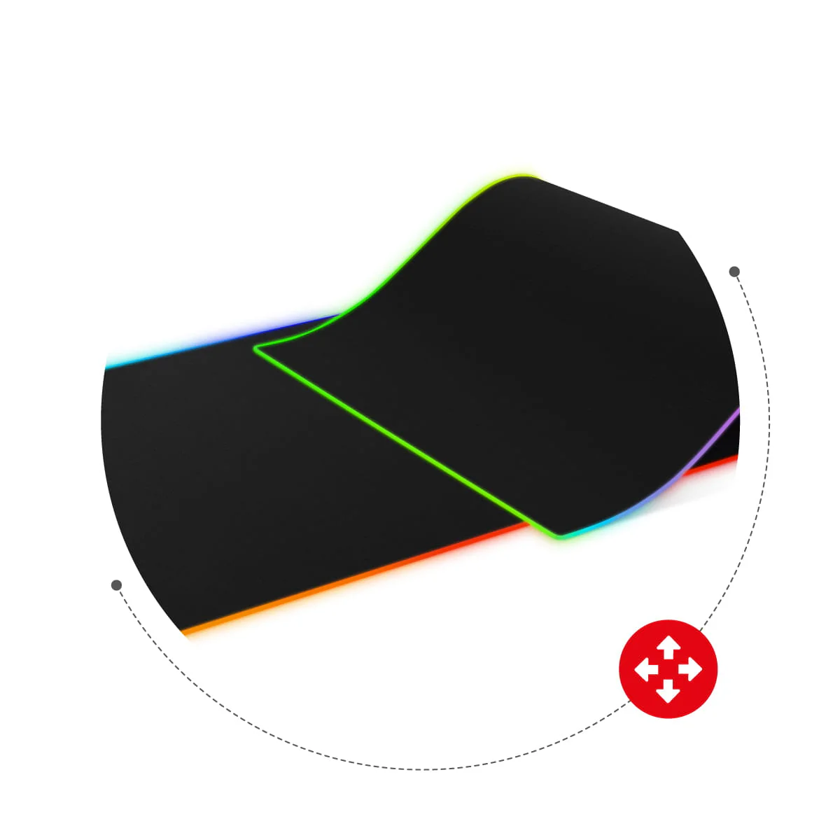 Podkładka gamingowa Huzaro RGB - Image 4