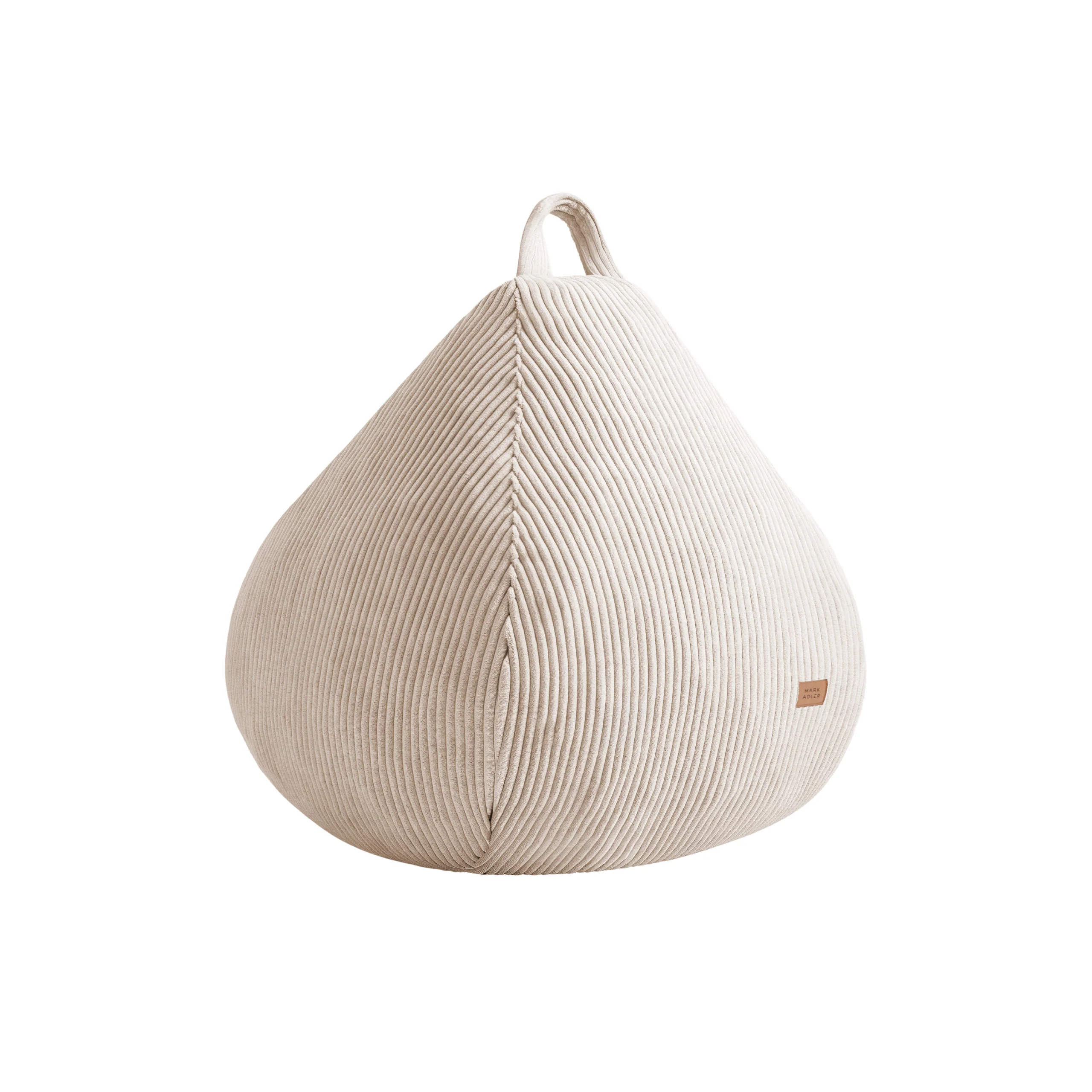 Sztruksowa pufa worek beżowa Mark Adler Comfy 1.0 Beige - Image 9