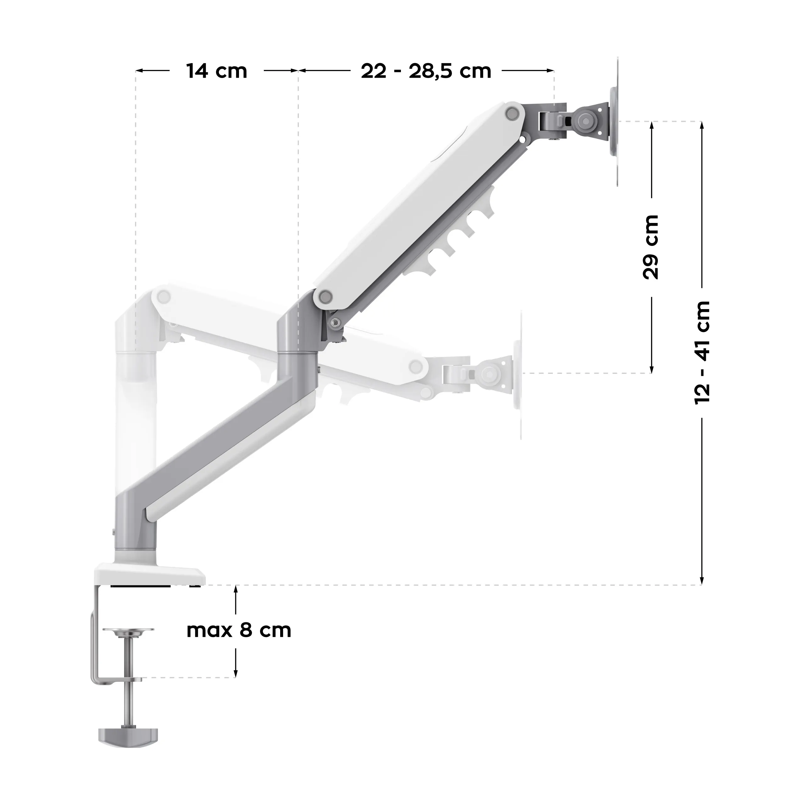 Uchwyt na dwa monitory Mark Adler Flow 4.0 - Image 11