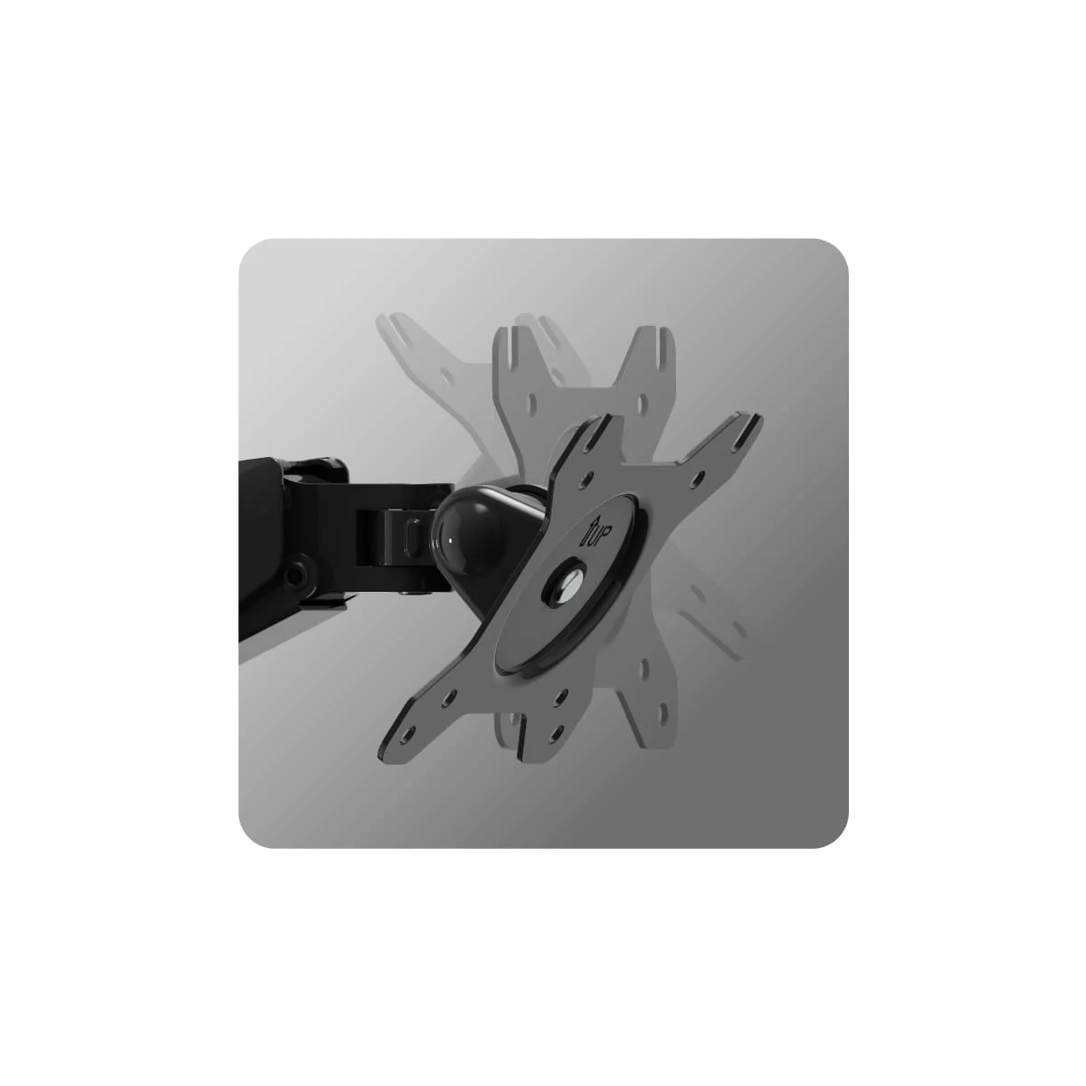 Uchwyt obrotowy Huzaro Motion 2.2 na dwa monitory - Image 14