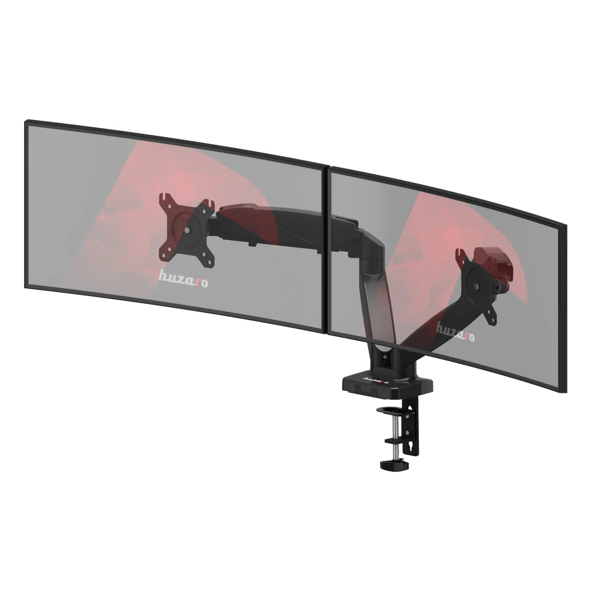 Uchwyt obrotowy Huzaro Motion 2.2 na dwa monitory - Image 3